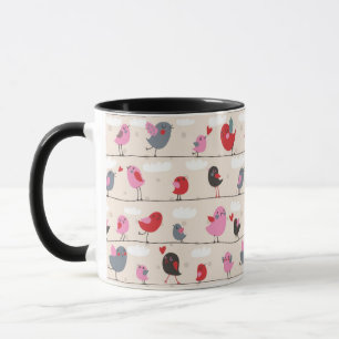 Taza Pájaros en amor
