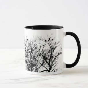 Taza Pájaros en un árbol