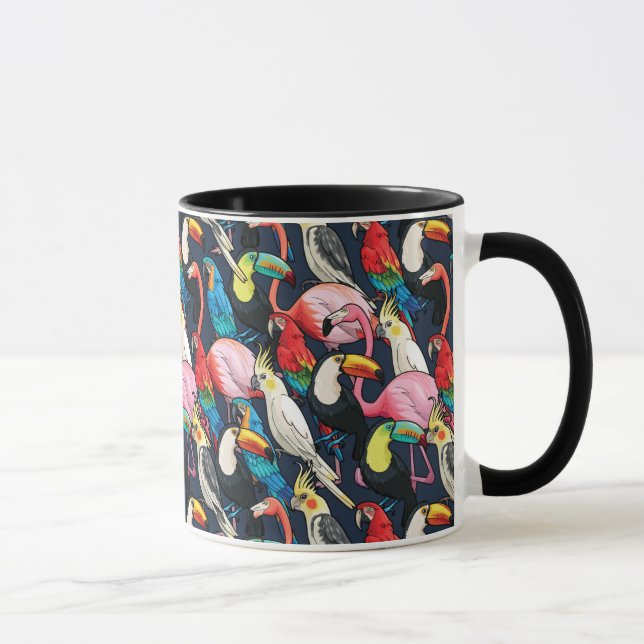 Taza Pájaros exóticos (Derecha)