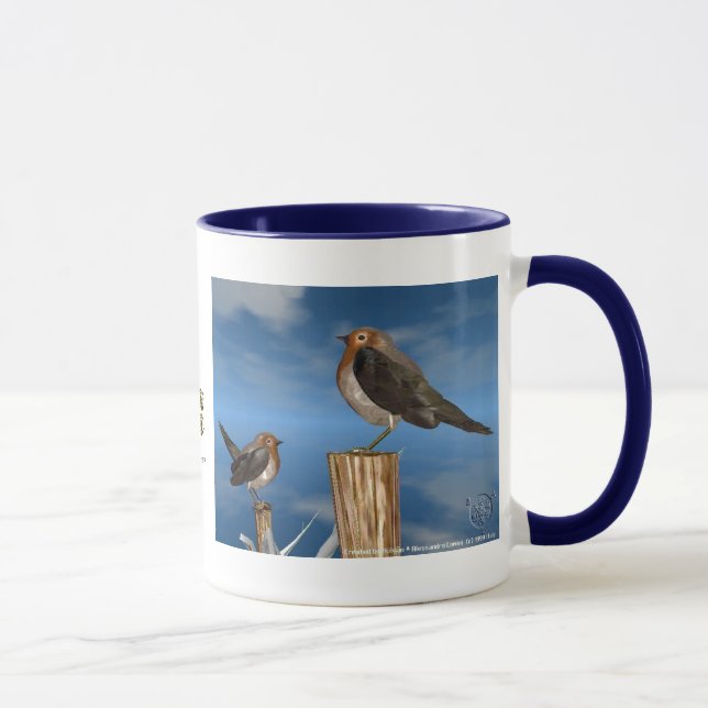 TAZA PÁJAROS HIPPER / MAMA ROBINA ROJA (Derecha)