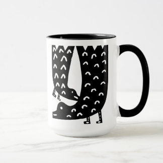 Taza Pájaros negros