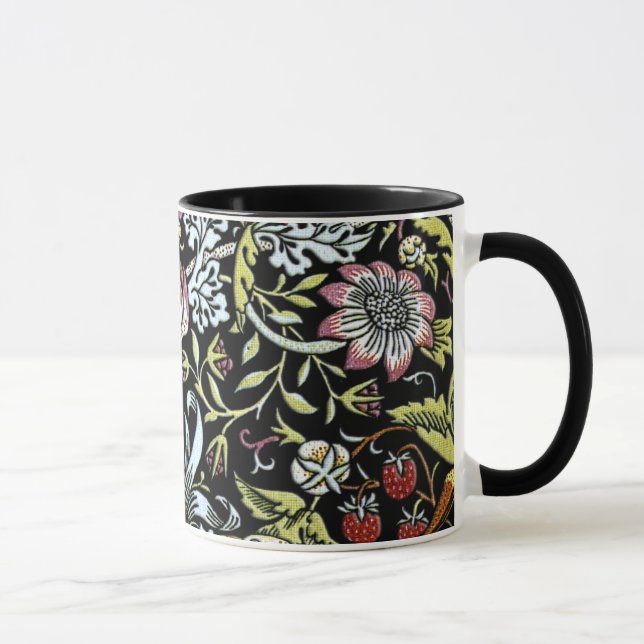 Taza Pájaros y flores de William Morris 2 porciones (Derecha)