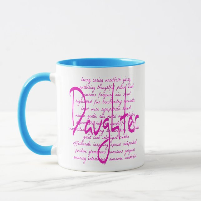 Taza Palabras amorosas para la hija (Izquierda)