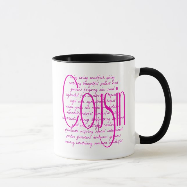 Taza Palabras amorosas para un primo (Derecha)