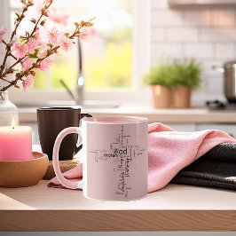 Taza palabras cristianas