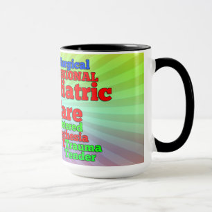 TAZA PALABRAS DE ENFERMERA JUMBLE COFFEE MUG