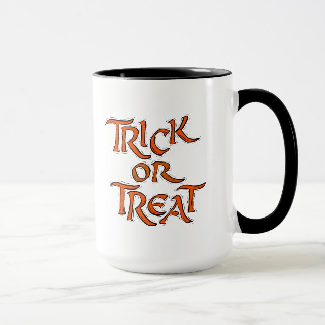 Taza Palabras de Halloween Trick o Treat (Derecha)