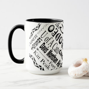 Taza Palabras de moda de Arizona