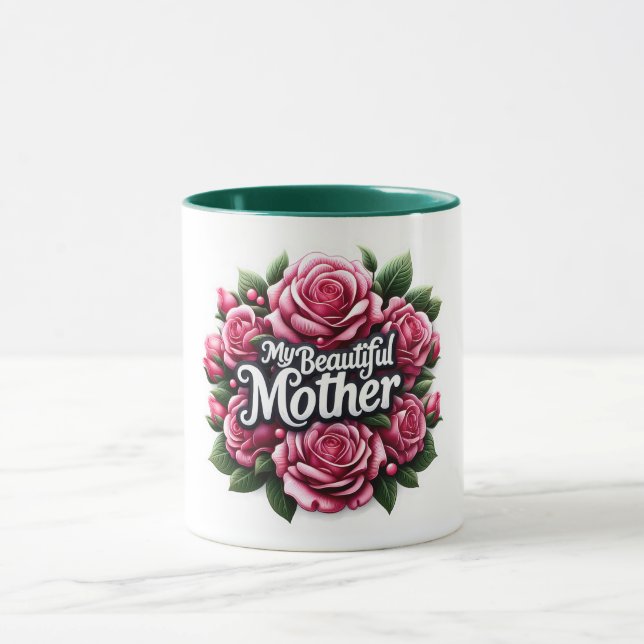 Taza Palabras del Día de la Madre "Mi bella madre" (Centro)