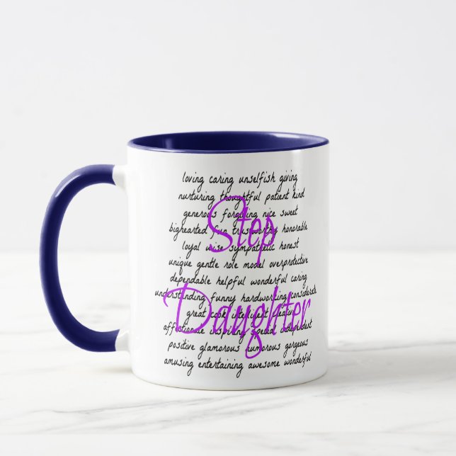 Taza Palabras para la hija en un paso (Izquierda)