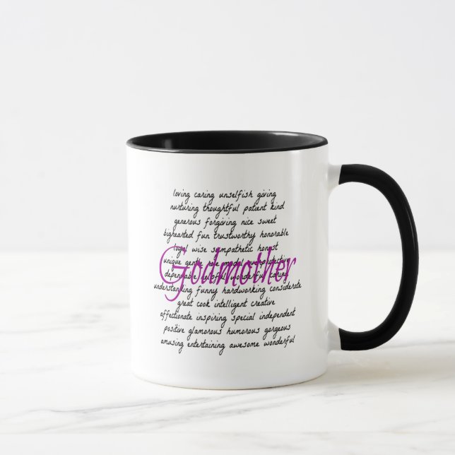 Taza Palabras para padrina (Derecha)