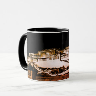 Taza Palacio Potala, Lhasa por la noche, Tíbet - Café