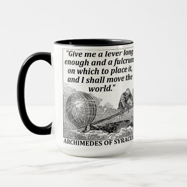 Taza Palanca de Arquímedes (Izquierda)