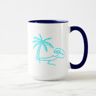 Taza Palm and Wave Tropical