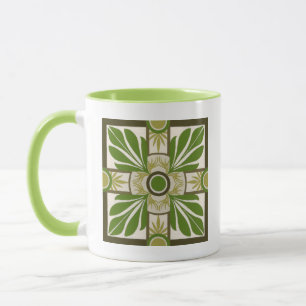 Taza Palm Motif I no embellecido