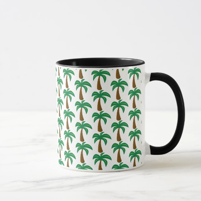 Taza Palm Tree - Black 11 oz Combo Mug (Derecha)