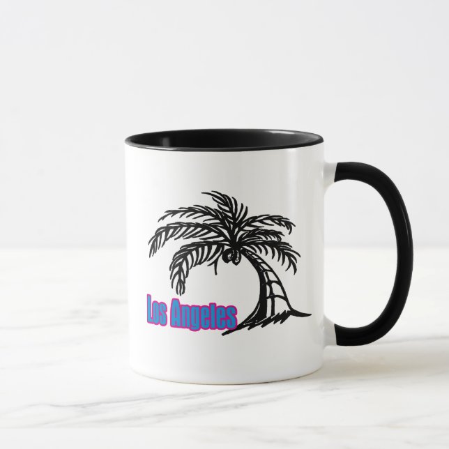 Taza Palm Tree de Los Ángeles #1 Mug Cup (Derecha)