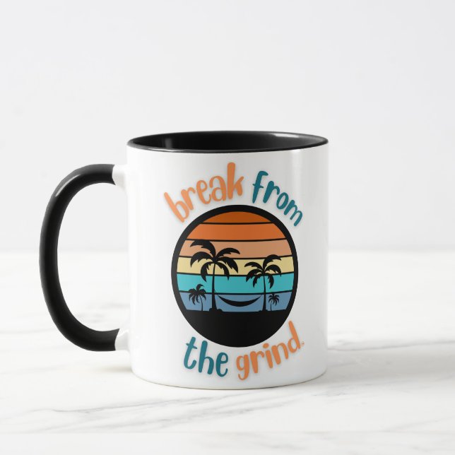Taza Palm Tree Hammock BFTG Coffee Mug (Izquierda)