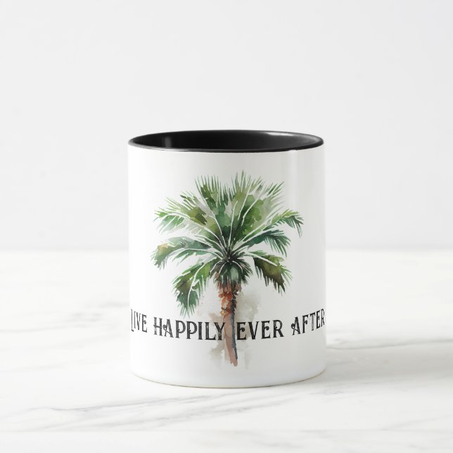 Taza Palm Tree tropical (Centro)