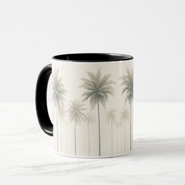 Taza Palmeras en Miami (Anverso izquierdo)