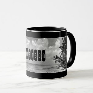 Taza Palmeras Vintage Personalizadas