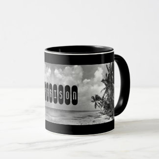 Taza Palmeras Vintage Personalizadas