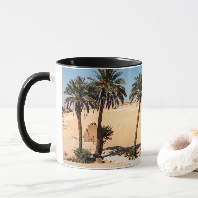 Taza Palmeras y pirámides (Con donut)