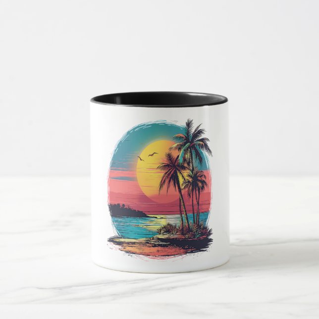 Taza Palmeras y playa (Centro)
