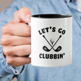 Taza Palo de golf divertido Humor Golfer moderno Deport