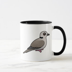 Taza Paloma agarrada eurasiático de Birdorable