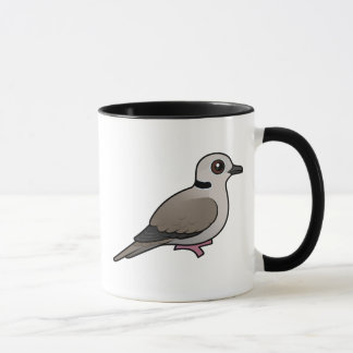 Taza Paloma agarrada eurasiático de Birdorable
