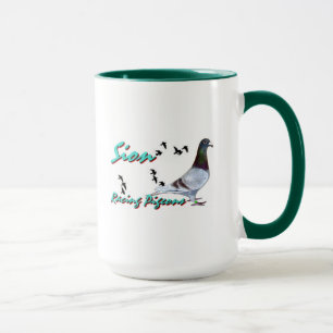 Taza Paloma de Carreras cobrable de Sion de la serie