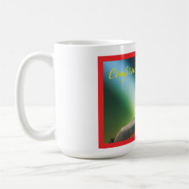 Taza Paloma de confirmación, Biblia, Cruz