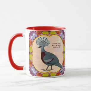 Taza Paloma Floral Coronada