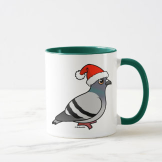 Taza Paloma linda Santa del dibujo animado