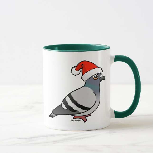 Taza Paloma linda Santa del dibujo animado (Derecha)