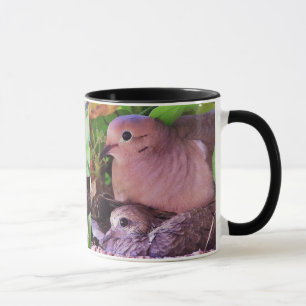 Taza Paloma y mamá de luto Mug del bebé