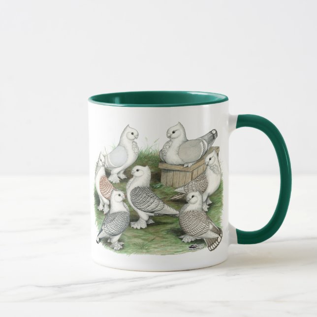 Taza Palomas clásicas del volante (Derecha)