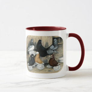 Taza Palomas de vaso desperdiciadas