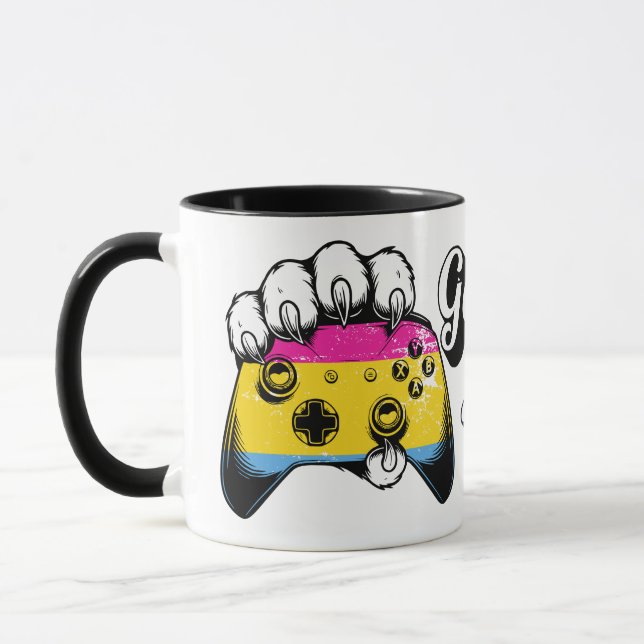 Taza Pan Pride Game On Tiger Paw Controller Mug 2026 (Izquierda)