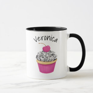 Taza Panadería de quequito rosado