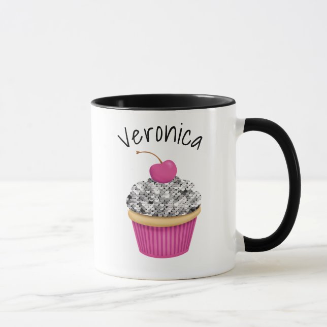 Taza Panadería de quequito rosado (Derecha)
