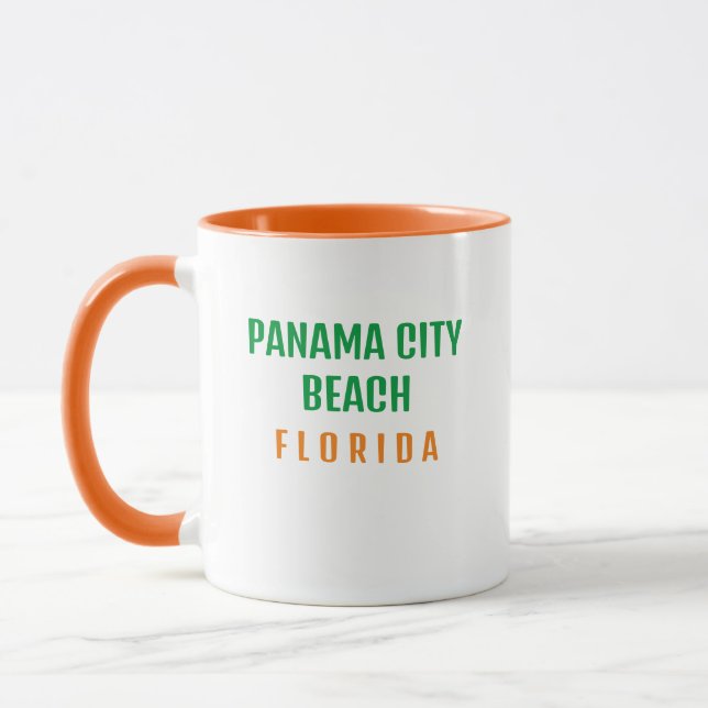 Taza Panamá City Beach Florida Café Mug (Izquierda)