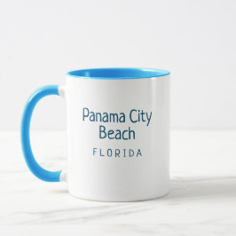 Taza Panamá City Beach Florida Café Mug