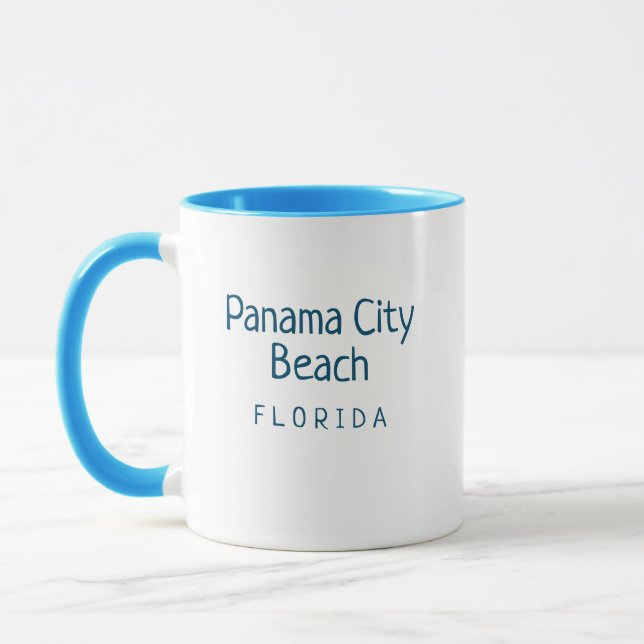 Taza Panamá City Beach Florida Café Mug (Izquierda)
