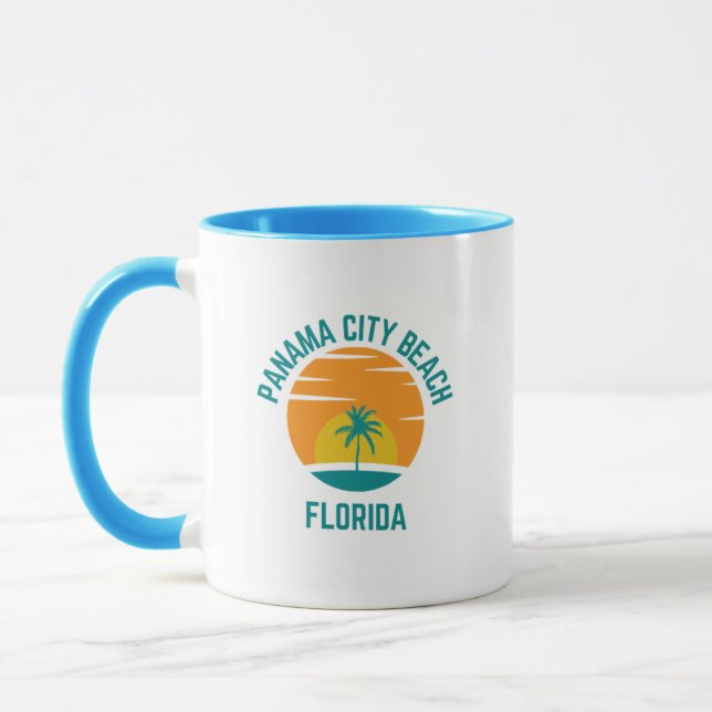 Taza Panamá City Beach Florida Café Mug (Izquierda)