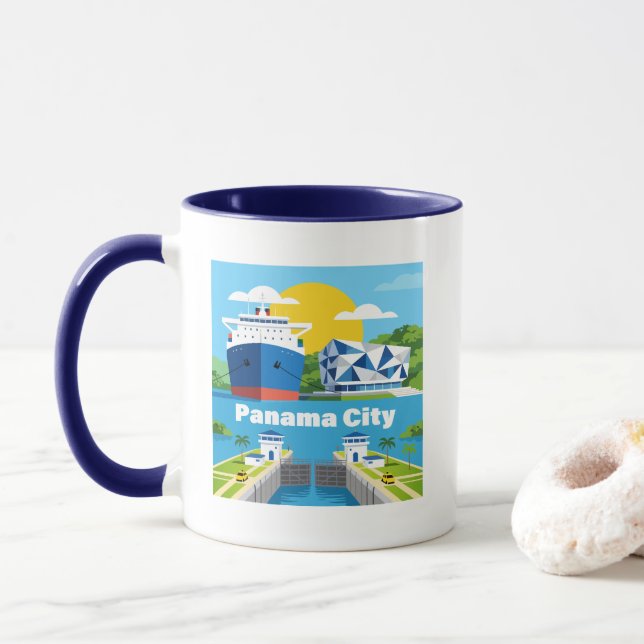 Taza Panama City Panama (Con donut)