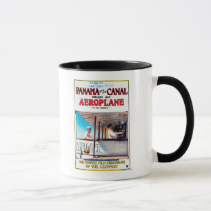 Taza Panamá y el poster del promo de la película del