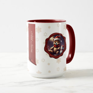 Taza Pancarta personalizada de Teddy Friend