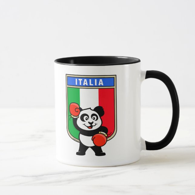 Taza Panda de boxeo italiano (Derecha)
